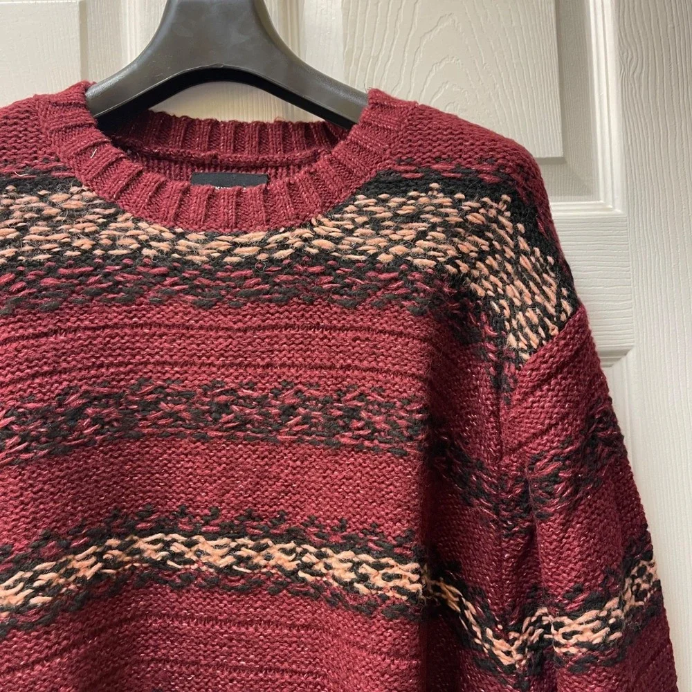 Lucky Brand Men's 2XL‎ Fair Isle Jacquard Crewneck Sweater NWT $99.00